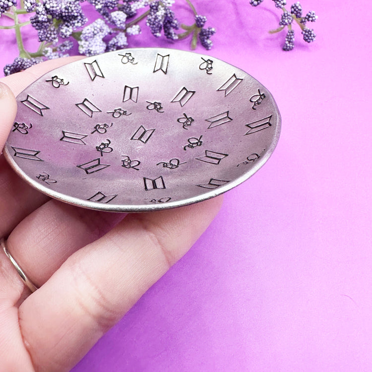 BTS Love Yourself Trinket Ring Dish Pewter