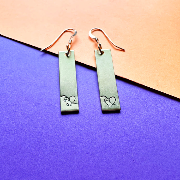 BTS Love Yourself Dangle Earrings